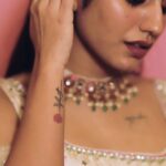 Priya Varrier Instagram - 🪷 Wearing: @milandesignkochi Styling: @ashna_aash_ Shot by: @premsampaul Jewellery: @kalyanjewellers_official