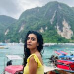 Priya Varrier Instagram - Who could resist the clear blue waters at Phi Phi? Not even the two of my best friends who were trembling at the thought of getting in. None of us know how to swim,yet had the best time snorkeling and just chilling with the fishies!🐬 Thank you @angsanalagunaphuket for your hospitality and @pickyourtrail for making it happen! Phi Phi Islands, Thailand