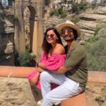 Priyanshu Painyuli Instagram - It was a trip to celebrate each other.. It was a trip to remember forever ❤️❤️ #spain❤️ #madrid #barcelonaexperience #málaga #sevillespain #travellingcouple #lovetravelling