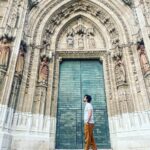 Priyanshu Painyuli Instagram - I love Big Doors. It helps you make a big entrance. I didn’t enter. Couldn’t find the bell to ring. #doorsofspain #spain #travel