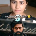 Punnagai Poo Gheetha Instagram - I'm Roti Bhai, hi Rocky Bhai I tried making a serious face, but it seriously went unserious 😂 Ennai manichirungheh saar 🙏 #Yash #RockyBhai #Malaysia