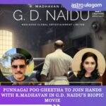 Punnagai Poo Gheetha Instagram - Punnagai Poo Gheetha makes a name for herself! The ever-smiling beau is all set to grace her way as the female lead in G.D Naidu's biopic film. The talented actress will be joining forces with our chocolate boy @actormaddy ✨🔥 Source : @rgcreationsmy