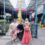 Rachana Narayanankutty Instagram - Had a beautiful Darshanam @srikalahastitemple with Amma and Acha 🤍🙏🏼 (This is also the first #threadspic #threads #rachananarayanankutty )