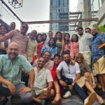 Ranjini Haridas Instagram - Saturday brunch with this gang turned out to be a mad one !!!🤪 @sharathpulimood @tina.binoy @ms_rmartini @shnkrs19 @amarasmummy @abhibasskoffee @suji83 @arjuneapen11 @josephdominic2021 @ganachebyrohini @arjunthomas @laya2925 @monisha_therealtoothfairy @hammer1980rana @soums.mathew #dubaidiaries #saturdaybrunch #funvibes #goodtimes #ranjiniharidas