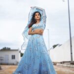 Rashmi Gautam Instagram - If only I had blue eyes to hypnotize Outfit @varahi_couture P.C @v_capturesphotography #monsoons #rashmigautam #RashmiGautam #blue