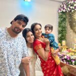 Rati Pandey Instagram - Some glimpses… Ganpati celebration 1st day❤️ . . . #friendsandfamily #gratitude #ganpaticelebration #ratipandey #instapictures #thankyou