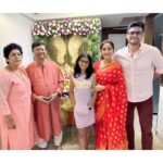 Rati Pandey Instagram - Some glimpses… Ganpati celebration 1st day❤️ . . . #friendsandfamily #gratitude #ganpaticelebration #ratipandey #instapictures #thankyou