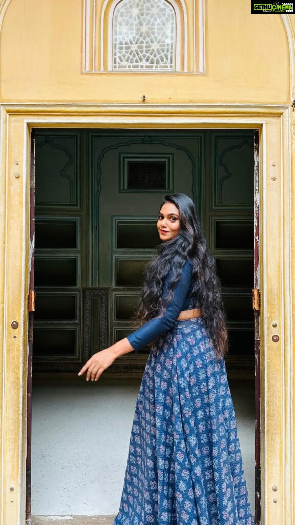 Rebecca Santhosh Instagram - That blink 👀 . . . #jaipur