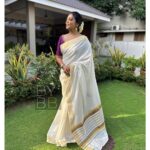 Rebecca Santhosh Instagram - V A R N A M 🪷 . . . Saree : @bybbecca MUH : @mishlak_