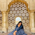 Rebecca Santhosh Instagram - Amber fort ✨ . . . Costume: @bybbecca Amber Fort, Pink City, Rajastan