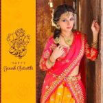 Reshma Rathore Instagram - May the divine blessings of Lord bring us good luck,protect us from evil and fulfil our wishes 🤗 Happy #Ganeshchaturthi everybody 😊