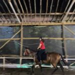 Reshma Rathore Instagram - Joy of riding with my quiet friend simply straight forward 🏇⛺️ #reshmarathore #Horselover #humananimalbond #fitness #coremiracle #passion #discipline #horseofinstagram #sports #adventure #fun