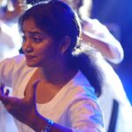 Rima Kallingal Instagram - Midnight stage rehearsals with my girls, my team 💙! @mamangamindia performing today at @anweshiwomen show. 📸 by @jaisonmadany. #artistlife #performance #performanceart