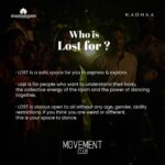 Rima Kallingal Instagram - LOST , a dance workshop by @labyrinth.collective . Announcing the September edition of movement club in collaboration with @kadhaa.official