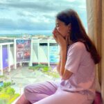 Rukshar Dhillon Instagram - The biggest smile with a tear in my eye. After working in Kannada, telugu, and hindi films, I mark my debut in the Punjabi film industry. As I continue to grow in my career, I wish for you all to celebrate this moment with me. It’s your support, love and belief in me that keeps me going. And see…your girl is here today! Waking up to the best hotel view ever, I am filled with gratitude. Thank you everyone. Thank you Babaji♥️ Let the #Tufang promotions begin!💪🏻 In theatres on 21st July.
