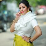 Sadha Instagram - ✨✨✨ for #neethoneydance on @starmaa 💚 Stylist @harinireddym PC @ranjithpawan_photography #picsoftheday #sadaa #judge #danceshow #realityshow