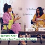 Saiyami Kher Instagram - I am truly privileged and honoured to get the opportunity to speak at the Zero Project India Conference and CII-IBDN National Conference! Ghoomer has been life altering for me. I spent a lot of time with many para athletes who helped me prepare for the film. My biggest take away was no one needs sympathy what most of them need, is infrastructure and inclusion. At the Zero project conference I interacted with many inspiring individuals and discussed the importance of employment for persons with disabilities was inspiring. This is just a small snippet from the conference. In keeping with the spirit of the Conference forward, let’s work together towards a more inclusive world with zero barriers 🌍 #ZeroConIndia #DisabilityInclusion #InclusiveFuture #Inclusion @zeroprojectorg @youth4jobsfoundation @followcii @gdipartners @thehansfoundation #oni @hopeprodn