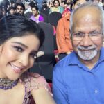 Sakshi Agarwal Instagram - A dream come true moment to be sharing the priceless moments with #ManiRatnam sir. Was awestruck over his kind gesture and down-to-earth nature. Have been a great fan of his movies and can't wait to watch his magnum opus Ponniyin Selvan 2. . @jayamravi_official @karthi_offl @arrahman sir @aishwaryaraibachchan_arb @trishakrishnan . @behindwoodsofficial . @savinidii_official @murugeshmakeup_hair Chennai, India