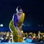 Sakshi Agarwal Instagram - Extremely honored to have received the “Best Actress Award “ for Bagheera by Mr.Ravindran- Secretary -CEG. Yearly event of Anna University -*Techofes 2023 - T Awards* held yesterday in Anna University Campus, in a very colourful manner in the presence of many eminent personalities from cine industry, educational institutions and beloved students of Anna University. . Thank you @adhikravi director for the opportunity to act in such a unique role in Bagheera and for believing in me✨ @rvbharathan @prabhudevaofficial @ganesan_s_official . Thank you #Annauniversity for this honour @techofes_official #annauniversity #techofesawards #ceg . Thank you team✨ Styling : @beingstyl Outfits: Saree @thepallushop Blouse @_sayaanika_ Mua: @murugeshmakeup_hair Photography: @sathish_photography49 Accessories @fineshinejewels Coordinated @tisisnaveen Chennai, India