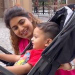 Sameera Sherief Instagram - Current favorite luvlap’s Alpha stroller. Amazing for everyday strolling or for travel! I’m sure you too will love all the features just like how we do. ❤️