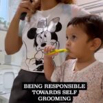 Sameera Sherief Instagram - Mom & Son time ❤️ Independent child Alhamdulillah ❤️ @luvlap.in golf stroller used in the video. Steering where is from Amazon