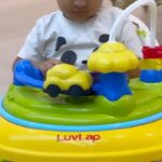 Sameera Sherief Instagram - Walker isn’t safe for our kids, a lot of accidents tend to happen when kids are on walkers. So get one which has anti skid stoppers and also allows parental control. @luvlap.in has their comfy walker cum rocker which is great in promoting independence having the parental control.