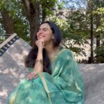 Samvrutha Sunil Instagram – The happiness to be in a saree!🤍 📸 Aki Charlotte, North Carolina