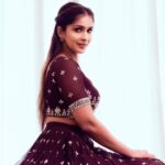 Samyuktha Shanmughanathan Instagram - Hello there 👋🏻 Outfit - @manamchennai Shot by -@imthefashionfellow Makeup - @makeoverbyroshini Hair- @sweh_artistry Jewelry - @made_for_hers