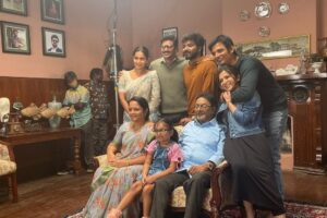 Samyuktha Shanmughanathan Instagram - I m so happy and grateful 😍😍to be a part of such an amazing team captained by our Sundar C sir along with our incredibly handsome heros @actorjiiva @actorjai and actor Srikanth and our pretty darlings @ddneelakandan, @aishwarya4547 and more of our fantastic crew . Ooty ♥️ Shooting in progress 🥰 🥰this is going to be sooo lit 🔥