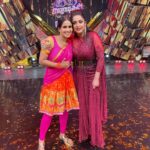 Samyuktha Shanmughanathan Instagram - BB Jodigal grand finale ! Thank u @vijaytelevision ♥️! @meramyakrishnan & @actornakkhul for being the best judges ever, and all my lovely co contestants . And @manichandra_official for tirelessly working on our concepts and his entire team of dancers who always motivated us! Just an amazing vibe ♥️ awesome memories made
