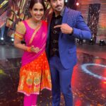 Samyuktha Shanmughanathan Instagram - BB Jodigal grand finale ! Thank u @vijaytelevision ♥️! @meramyakrishnan & @actornakkhul for being the best judges ever, and all my lovely co contestants . And @manichandra_official for tirelessly working on our concepts and his entire team of dancers who always motivated us! Just an amazing vibe ♥️ awesome memories made