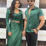 Samyuktha Shanmughanathan Instagram - We had super fun time in cbe launching @monz_makeover s new salon & make up school ! Always a great time working with my kid bruh @officialbalakrish 🤗🤗 Outfits: @pradeepkumar0606