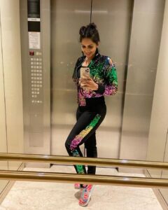 Samyuktha Shanmughanathan Instagram - Glitter & Glide ✨