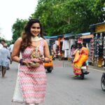 Samyuktha Shanmughanathan Instagram - Wishing you a very very Happy happy Vinayaka Chathurthi ♥️ 📸 @praveentyagarajan