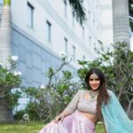 Samyuktha Shanmughanathan Instagram - Weekend vibes ♥️ Concept / show producer : Shamini Shankar @shamini_shankar_official Photography : Jenovin @crackjackphotography Costume by : Ester Rani @thorkal_couture_official Makeup & hair : Krish @krish_makeovers Jewellery: Jazz @chennai_jazz Location : Novotel omr @novotelchennaiomr