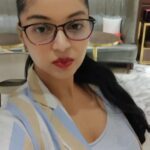 Sanam Shetty Instagram - Lookin bossy..feelin goofy 😎👩‍🏫 ! Pumping up my power quotient with this super comfortable linen bazer co-ords from @coolclub_chennai , Greams Road #midweek #powergirl #corporatestyle #summerfabric #linensuit #pastel #powderblue #breezybeige #reels #reelsinstagram