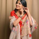 Sanchita Shetty Instagram - Happy Krishna Janmashtami 🙏❤️ May his divine presence always light up your life. Photography captured by : @aaronprince_photography Costume : @naziasyedofficial Makeup-hairstyle : @makeup_by_jayanthi #peace #joy #love #salwar #salwarsuits #red #happykrishnajanmashtami #krishnajanmashtami #krishnaconsciousness #harekrishna #krishna #krishnalove #radhekrishna #radhe #radheradhe #krishnakrishna #sanchita #sanchitashetty #spreadlovepositivity ❤️