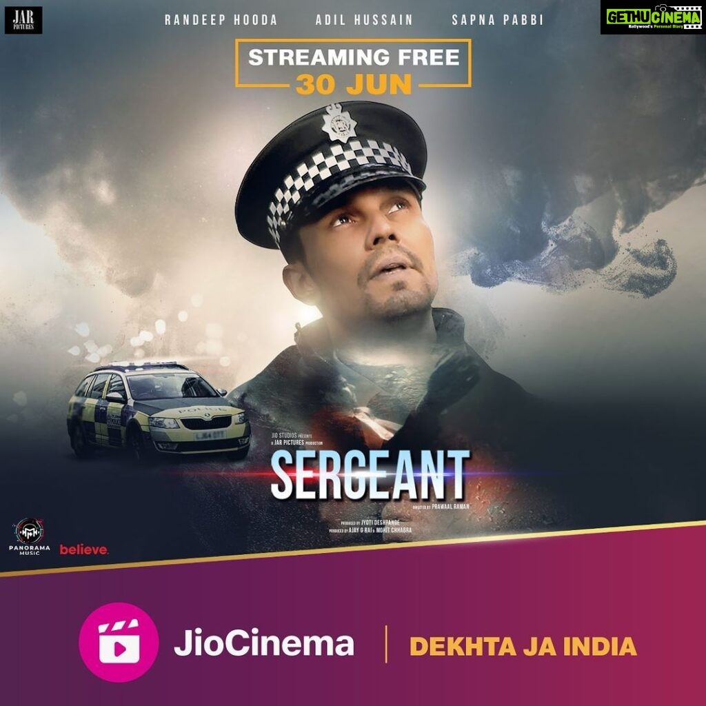 Sapna Pabbi Instagram - Ab hoga ek ultimate case reopen, when our fearless sergeant steps into action! #SergeantOnJioCinema streaming free, 30 June onwards Directed by Prawaal Raman #JioCinema #Sergeant @randeephooda @_adilhussain @siyaramkijai @sapnapabbi_sappers @officialjiostudios @jar_pictures #JyotiDeshpande @raiajayg @mohitchhabra2002 #Sergeant @panoramamusic @believemusicindia @officialJioCinema #RandeepHooda #PrawaalRaman #adilhussain #sapnapabbi