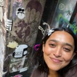 Sayani Gupta Instagram - @onehappytea told me about a real @banksy in Melbourne. Apparently very few people know about it. Most think two other that were there were destroyed & painted over by mistake. So @nitya_h & I set out on a graffiti discovery hunt and finally found itttt. Big thanks to a guide who was showing around two other people didn’t know about it either.. but once we told her, she started looking around the place and spotted it! She said this would be a huge deal for the tourists & locals. As one would imagine with him.. this one was hidden away in the most non assuming corner next to the back door of a restaurant. This alley has some of the best graffitis too. (Fifth photo onwards) I’d seen quite a few @banksy at the @mocomuseum in Amsterdam but this one’s special. We felt quite victorious! @australia #seeauatralia Melbourne, Victoria, Australia