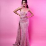 Seerat Kapoor Instagram - This princess is all about love 💗 For @iwmbuzz Awards 💫 Outfit @valdrinsahiti Heels @stevemaddenindia Styled by @shubhi.kumar Makeup @artistrybykri Hair @makeupandhairby_meghana Photography @journeyman1027 #iwmbuzz