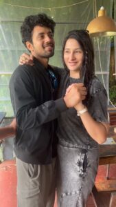 Sheen Dass Instagram - One almond croissant and a dance please ! 
@babaaurhumcafe.goa 🥐💕
.

.
#goa #monsoon #babaaurhum #dance #breakfast #goatrip #vibes #beach