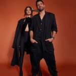 Shibani Dandekar Instagram - 🖤MOST STYLISH COUPLE 🖤 Thank you @hindustantimes @htcity This is an honour for two people that barely leave the house or get out of their pj’s 🤣 @faroutakhtar 🫶🏾 HMU @inherchair @azima_toppo photos by @tanvivoraphotography @balenciaga @magdabutrym @viangevintage #htmoststylishawards #HTMS2023