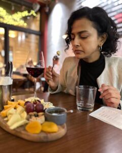 Shraddha Srinath Instagram - Azeri people are the nicest. Especially the waiters. They’ll coax you into ordering two bottles of wine and two desserts too, flashing their best smiles and speaking in their best broken English. But no one ever complained of having too much wine or dessert right? Don’t answer that. Ate an excellent Azeri meal and Russian meal. So many beautiful restaurants! Cats. Soooooo many cats. Some friendly, some unbothered. I guess those are the only two categories of cats there are. The outskirts of Baku looks very soviet and cold, but you enter the city and it is so full of life and so charming. Lovely large parks, coffee shops, huge promenade, cobbled roads and sidewalks. Cops everywhere and I mean EVERYWHERE, and so helpful too. Our driver to Gabala fought the Azerbaijan-Armenia war 2 years ago and proudly showed off his medals and certificates. Azerbaijani men have to undergo compulsory military training after the age of 18 it seems. Anyway. I played music off my phone on our way back to the hotel and between ‘dil ko tumse pyar hua’ and ‘Ondra renda asaigal’ he loved the latter. His verdict, not mine. Also saw parts of the Baku street circuit. My airport taxi guy asked if I knew Azerbaijani and when I said no he wanted to chat with me using google translate while zipping on the highway. No thanks, I said in English. I think he understood. 

The second photo is my reaction to blue cheese. You should know how I react to blue cheese. 
F1 fans do you recognise the turn in the 3rd photo???? Can’t wait for the season to beginnnnn. 

Photos by @rohitsabu