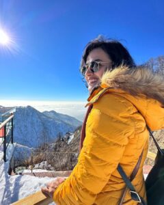 Shraddha Srinath Instagram - Azeri people are the nicest. Especially the waiters. They’ll coax you into ordering two bottles of wine and two desserts too, flashing their best smiles and speaking in their best broken English. But no one ever complained of having too much wine or dessert right? Don’t answer that. Ate an excellent Azeri meal and Russian meal. So many beautiful restaurants! Cats. Soooooo many cats. Some friendly, some unbothered. I guess those are the only two categories of cats there are. The outskirts of Baku looks very soviet and cold, but you enter the city and it is so full of life and so charming. Lovely large parks, coffee shops, huge promenade, cobbled roads and sidewalks. Cops everywhere and I mean EVERYWHERE, and so helpful too. Our driver to Gabala fought the Azerbaijan-Armenia war 2 years ago and proudly showed off his medals and certificates. Azerbaijani men have to undergo compulsory military training after the age of 18 it seems. Anyway. I played music off my phone on our way back to the hotel and between ‘dil ko tumse pyar hua’ and ‘Ondra renda asaigal’ he loved the latter. His verdict, not mine. Also saw parts of the Baku street circuit. My airport taxi guy asked if I knew Azerbaijani and when I said no he wanted to chat with me using google translate while zipping on the highway. No thanks, I said in English. I think he understood. 

The second photo is my reaction to blue cheese. You should know how I react to blue cheese. 
F1 fans do you recognise the turn in the 3rd photo???? Can’t wait for the season to beginnnnn. 

Photos by @rohitsabu