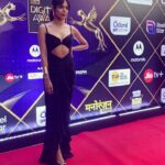Shriya Pilgaonkar Instagram - Some more from Awards night✔️ #IWMBuzzAwards2023 Ace team 🖤 Styling: @yuktisodha Photographer: @palashsverma Hair: @darshana.mule Make up: Ravindra Jadhav @ravi090779 Outfit: @labelankitajain Jewellery: @misho_designs @timelessjewelsby_s Shoes: @londonrag_in #ootn #Blackdress #Awardsnight #stylefile #shriyapilgaonkar