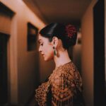 Shriya Pilgaonkar Instagram - 💃🏽 🌹 Wearing @toraniofficial Styled by @karantorani @asmipradeep Photo @krunalbhalja Hair @ranthlei_maria @bkcad Make up @chinir_just_chinir Jewelry @shriparamanijewels #ShriyaXTorani