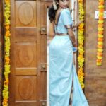Shruthi Rajanikanth Instagram - This door changed my life upside down and will always cherish these memories ✨🌟💫 📸 @aline_varghese_joseph Costume @rohinis.designs Thiruvankulam
