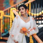 Shruthi Rajanikanth Instagram - Loving this festive onam vibe 😍🫰🏼🧿 📸 @picstory_josecharles Mua @makeupartist_preetkaur @ftvsalon.mgroad.kochi Ornaments @parakkat_jewels Costume @rohinis.designs FTV Salon MG Road Kochi
