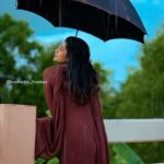 Shruthi Rajanikanth Instagram - I like to live in my own fairy tale 🦋🧿 costume @mihaara 📸 @nomadic_frames #fairytale #lalaland #rainyday #lovestory #favoritesong Kakkanad, India