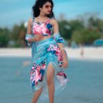 Shruthi Rajanikanth Instagram - Twinning with OCEAN 💎🐬🌊 📸 @picstory_josecharles ❤️‍🔥 @masholidaystours @arenahotels @vidya.portal Maafushi